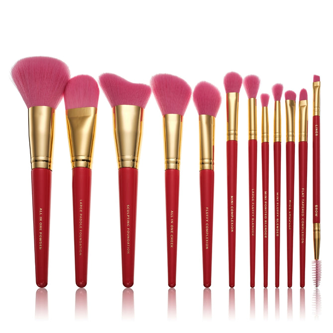 Merry & Bright 12 Piece Makeup Brush Set