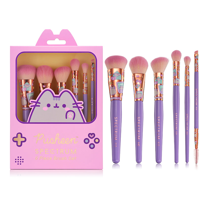 6 Pc Makeup Brush authentic Set