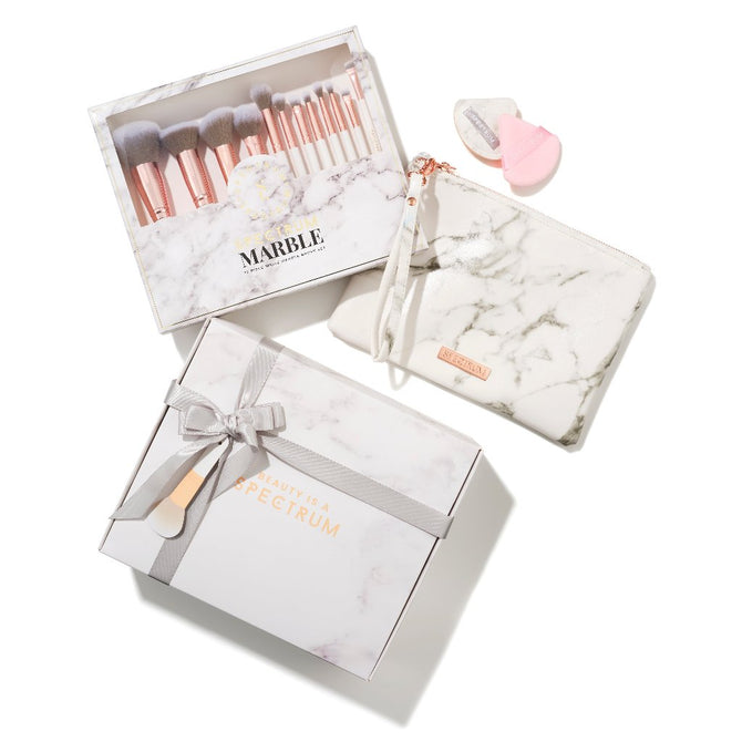 Marble Makeup Brush Gifting Bundle