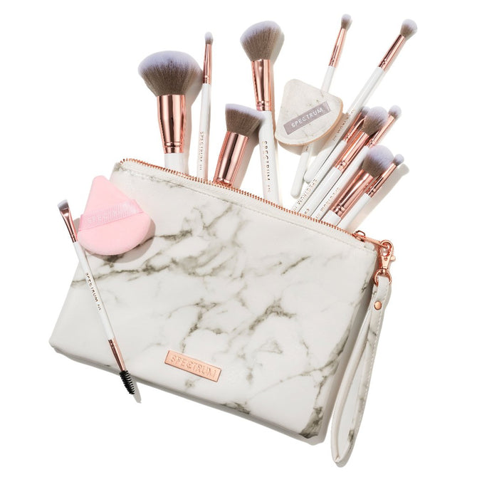 Marble Makeup Brush Gifting Bundle