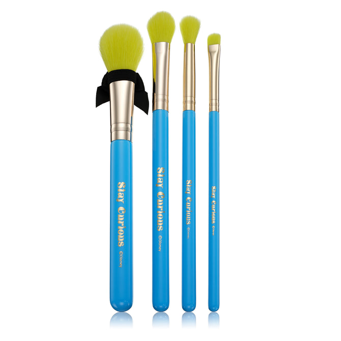 Alice in Wonderland Stay Curious 4 Piece Makeup Brush Set